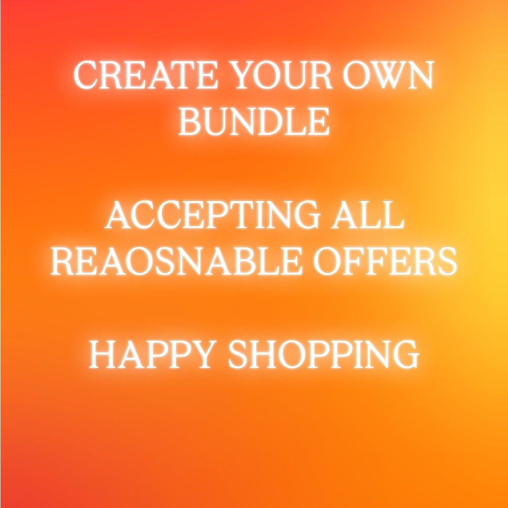 Custom Bundle Offer SAVE ON PRICE AND SHIPPING !!